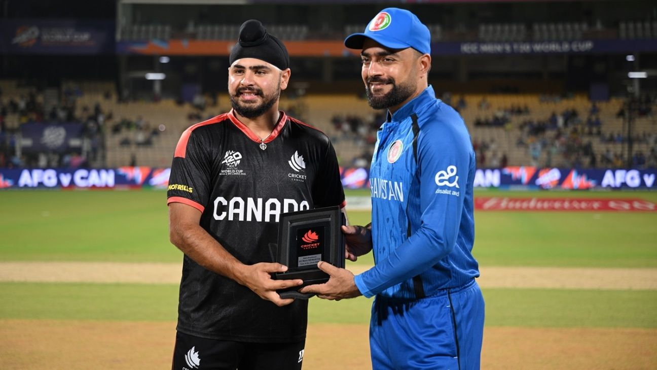Canada bowl as Afghanistan leave out Noor Ahmad