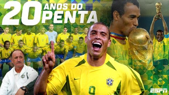20 ANOS DO PENTA: Brasil parou em 2002 para comemorar tÃtulo da Copa do Mundo; RELEMBRE - ESPN Video