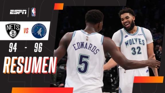 ¡Gran triunfo de los Timberwolves ante los Nets! - ESPN Video