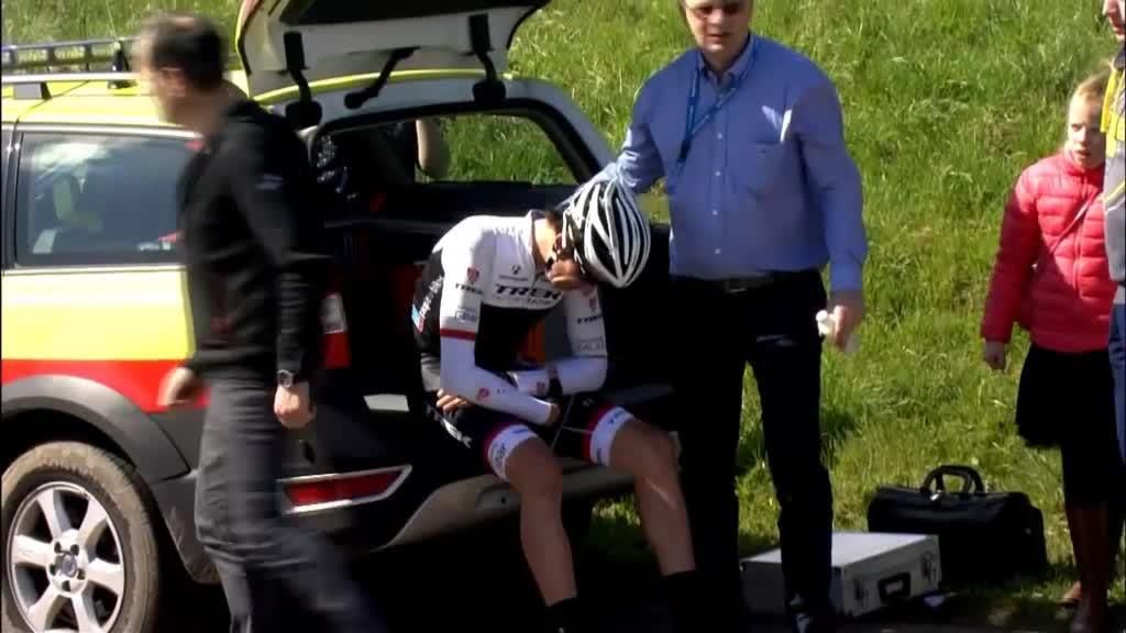Two terrible crashes in the Tour de Flanders ESPN Video