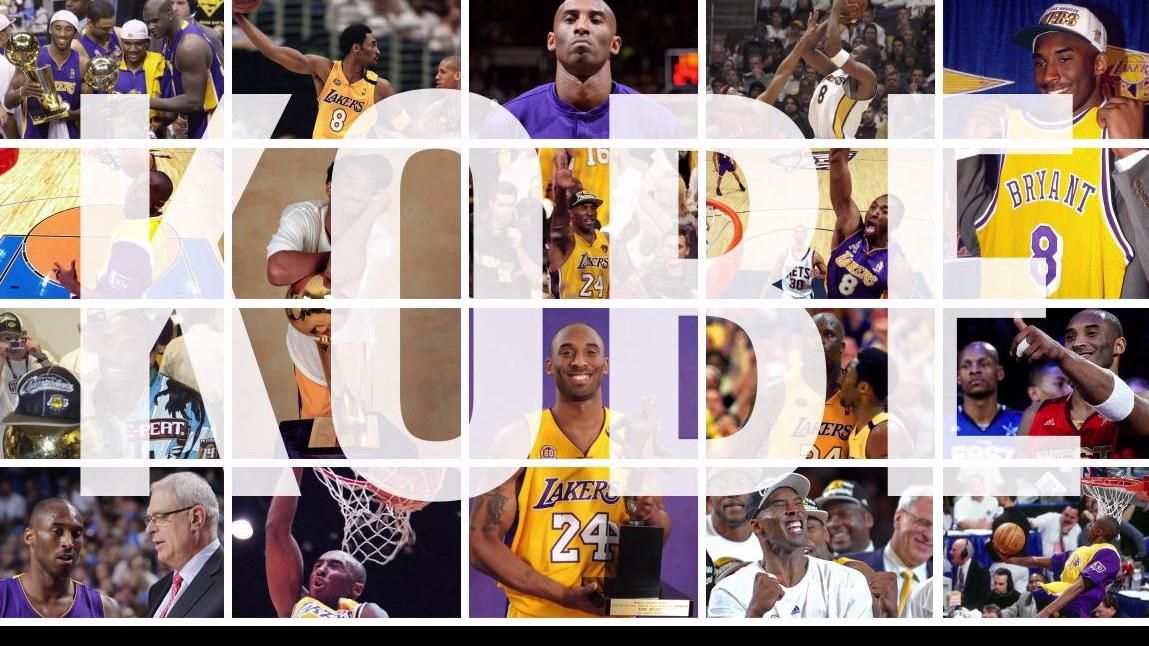 Kobe Bryant through the years