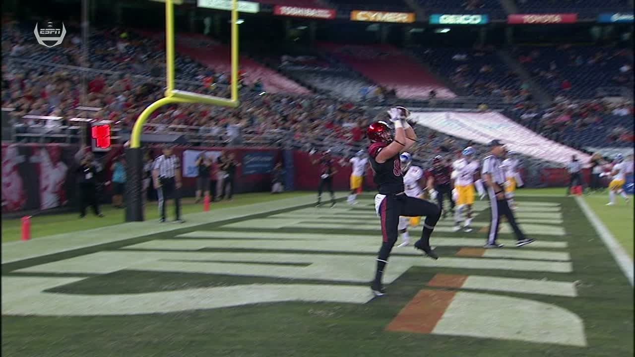 C. Chapman pass,to D. Wells for 4 yds for a TD - ESPN Video