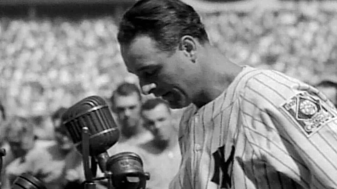 Gehrig delivers famous farewell speech - ESPN Video