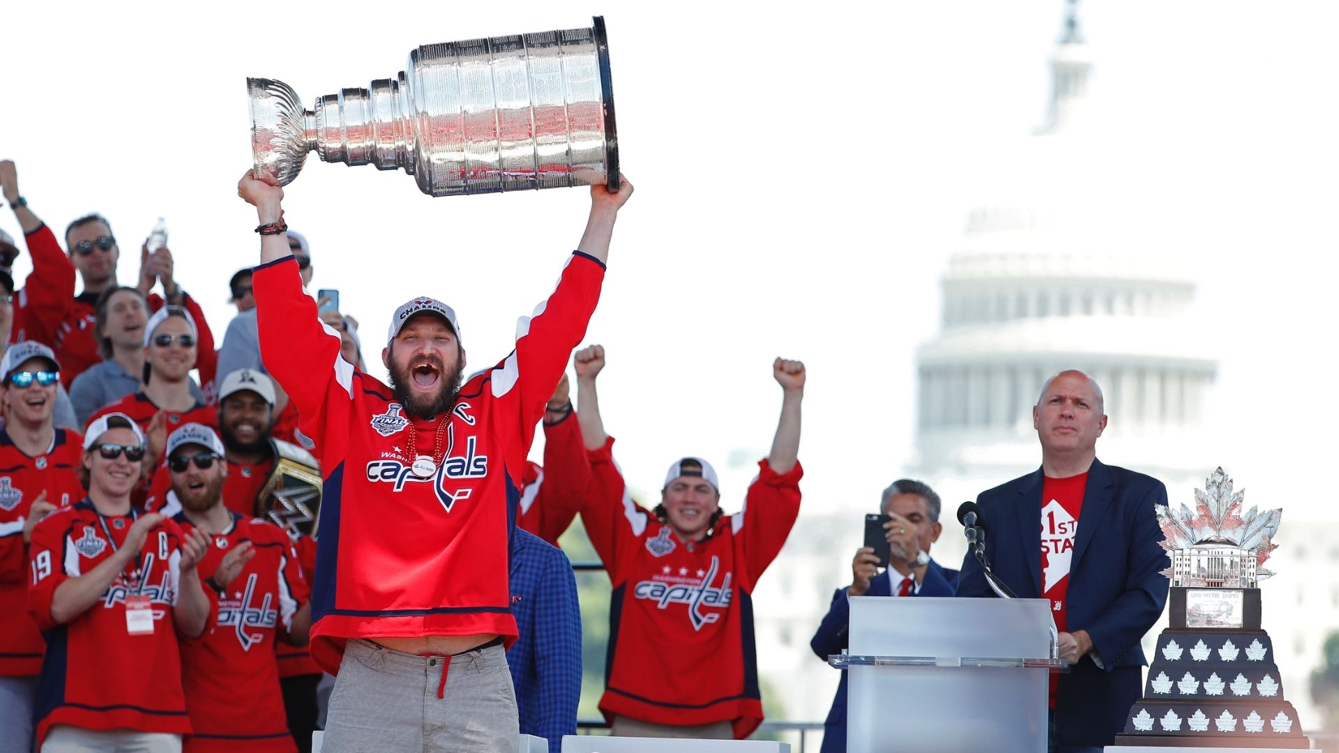 Washington Capitals Stanley Cup Ovechkin Celebration 