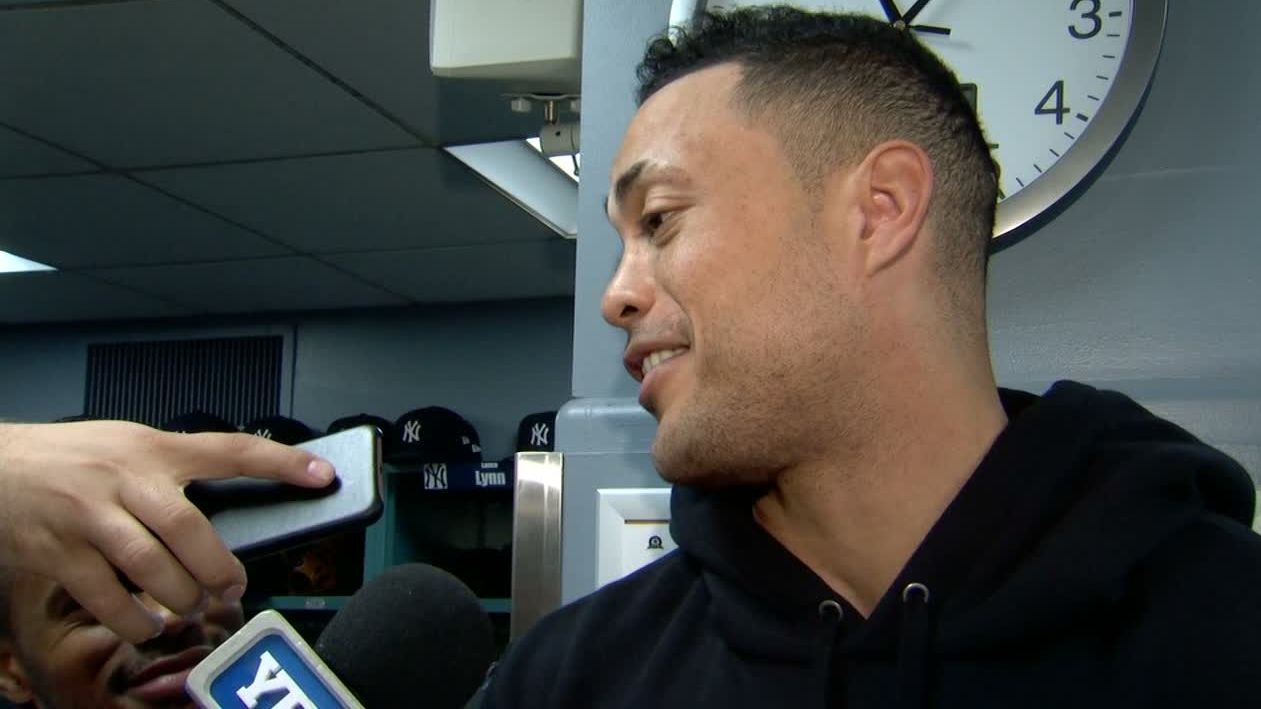 Fan that hit Stanton with tossed back home run ball explains what