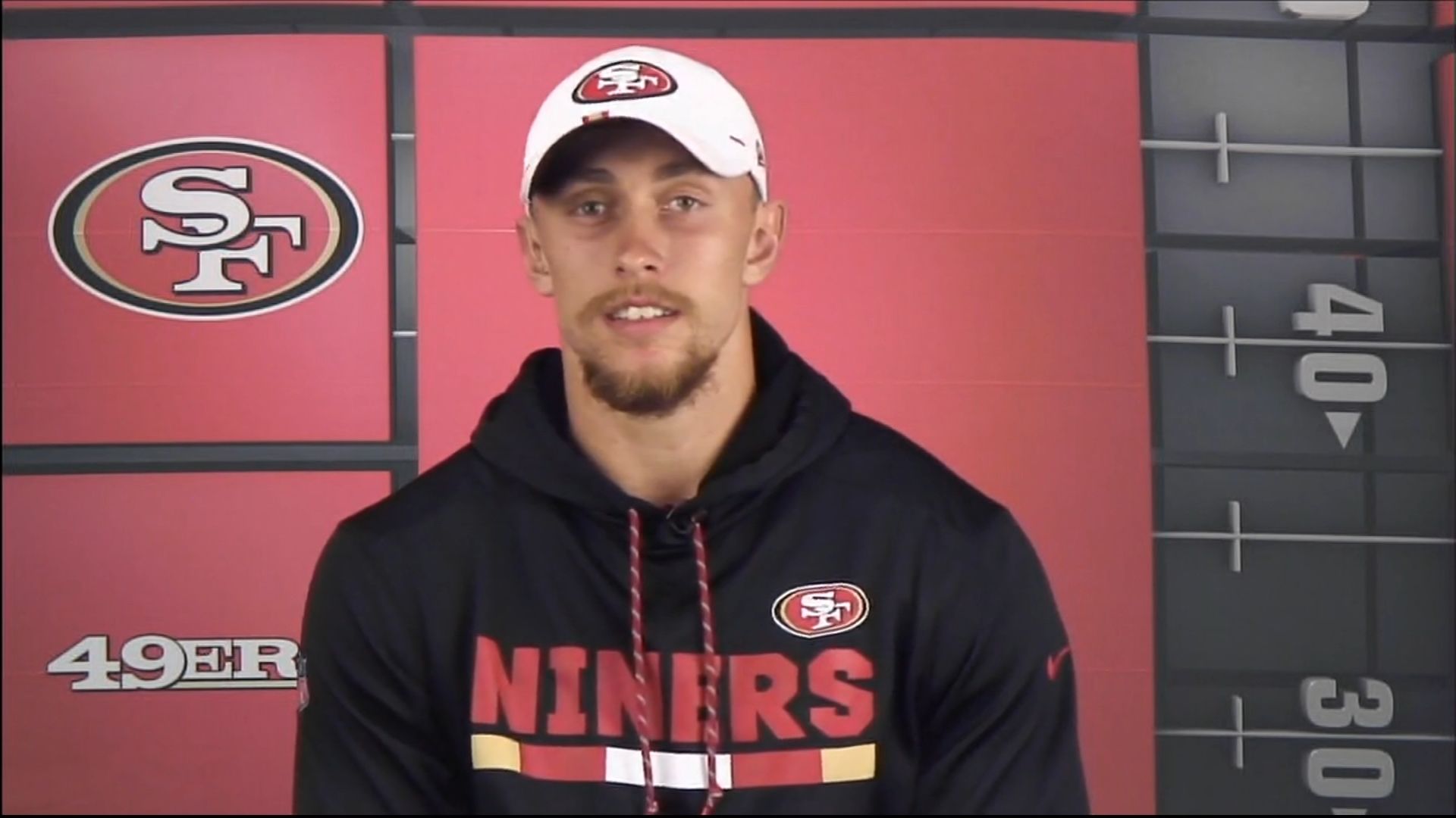 49ers tight end George Kittle preps for games by reading letter from dad -  Newsday