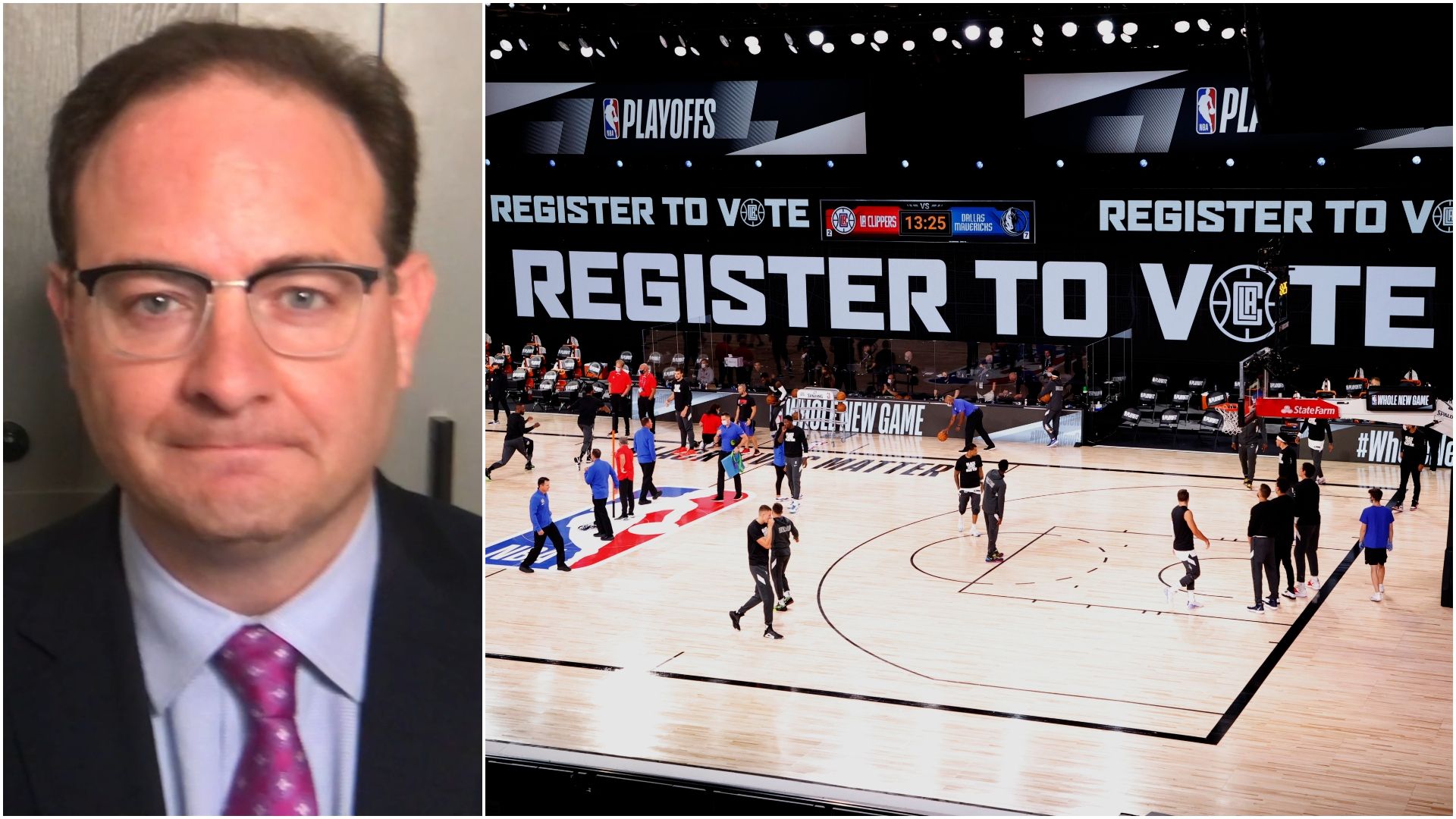 Woj: NBA players pushing for voting rights - ESPN Video