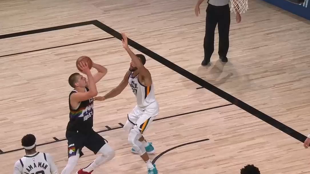 Jokic hook shot sends Nuggets to next round ESPN Video