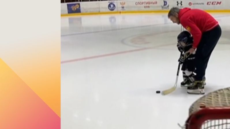 Alex Ovechkin On Son Sergei's First Skate: “He Fell, Got Up, Asked