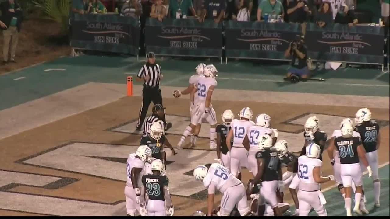 Nathan Storch scores 1yard rushing TD vs. Coastal Carolina ESPN Video