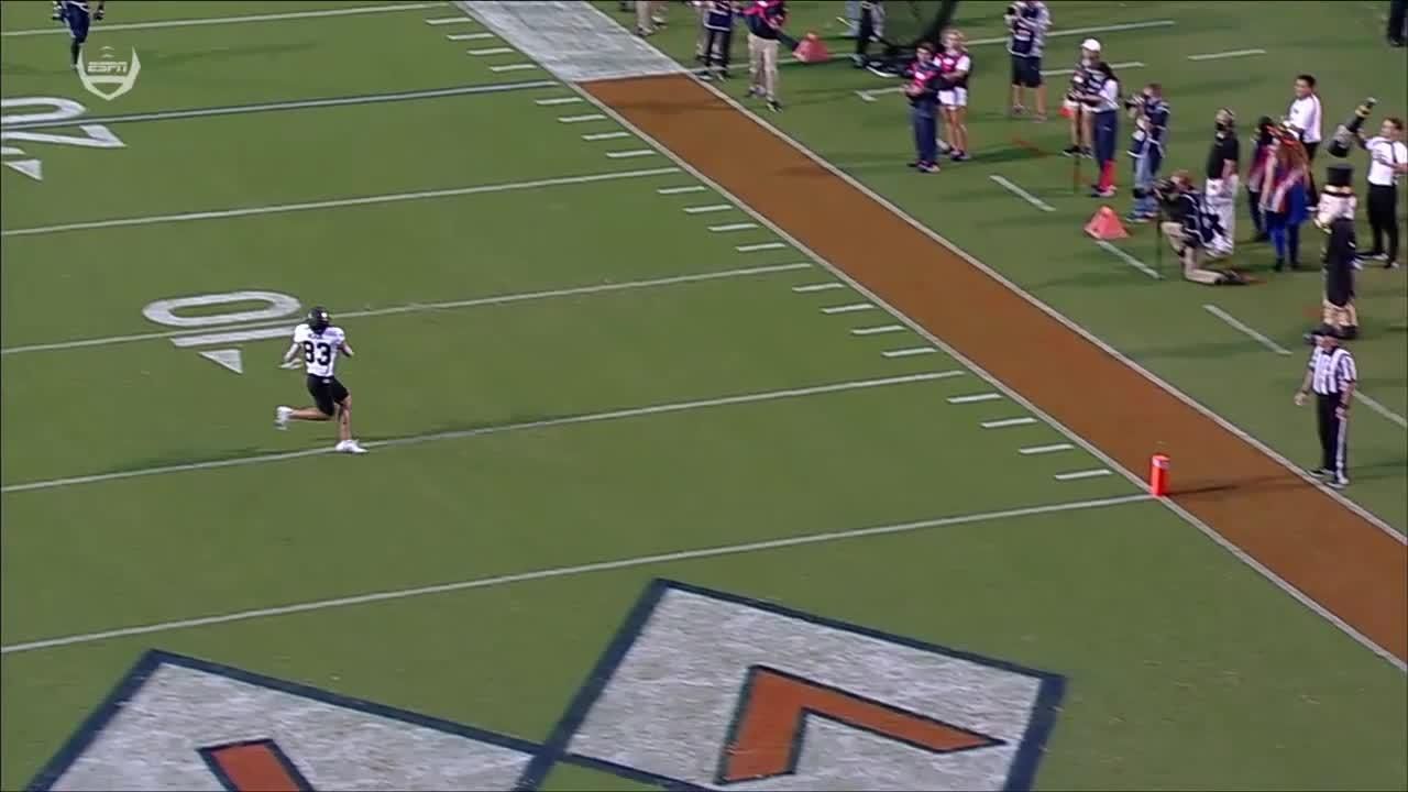 Sam Hartman airs it out for 39yard touchdown Pass ESPN Video