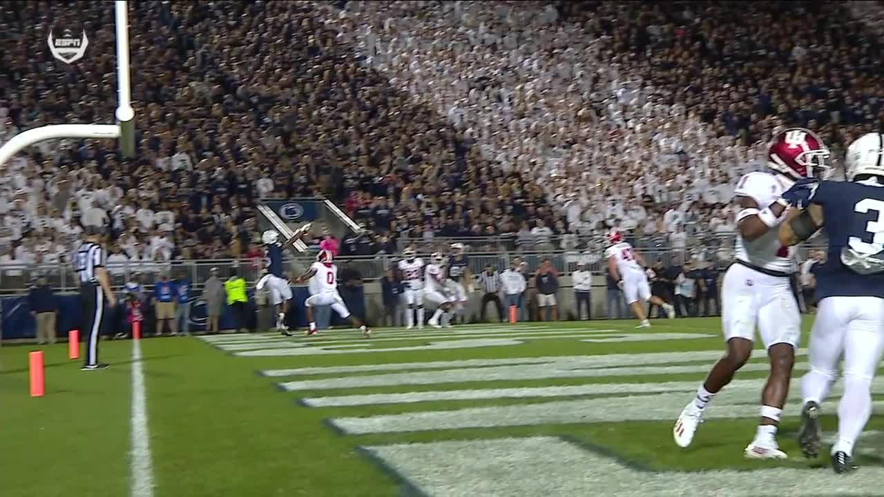 Jahan Dotson makes catch for 8yard touchdown ESPN Video