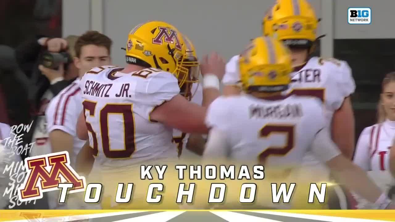 Touchdown! Ky Thomas scores vs. Indiana ESPN Video