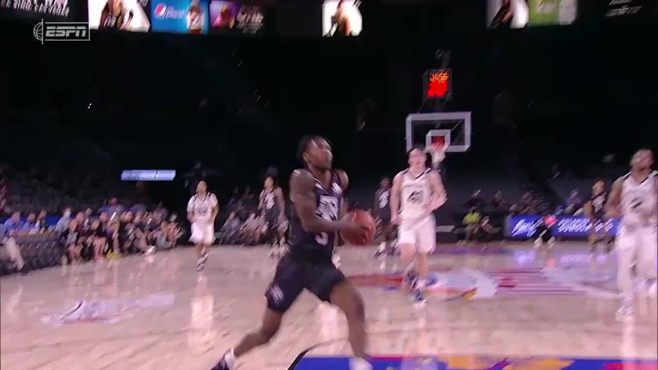 Quenton Jackson makes a great defensive play for the steal and slam