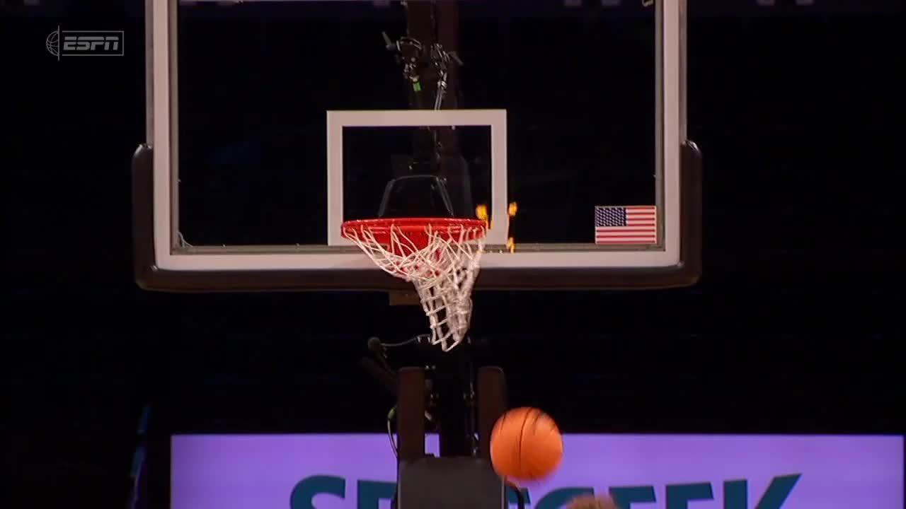 Izaiah Brockington drills 3pointer in from Iowa State Cyclones vs