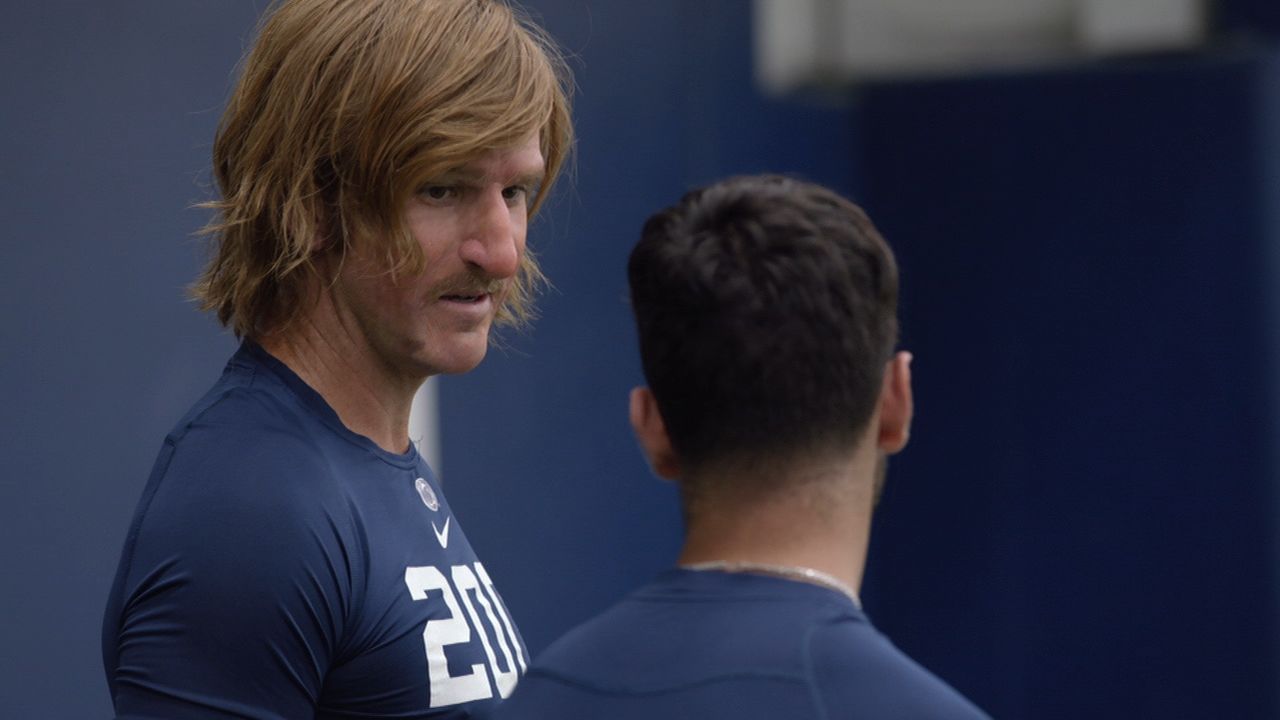 Eli Manning dresses as Chad Powers at Penn State tryouts ESPN Video