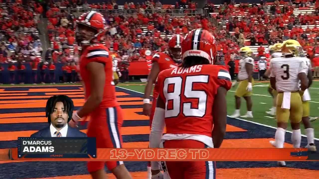 Notre Dame Fighting Irish Vs Syracuse Orange Full Highlights Espn Video 7263