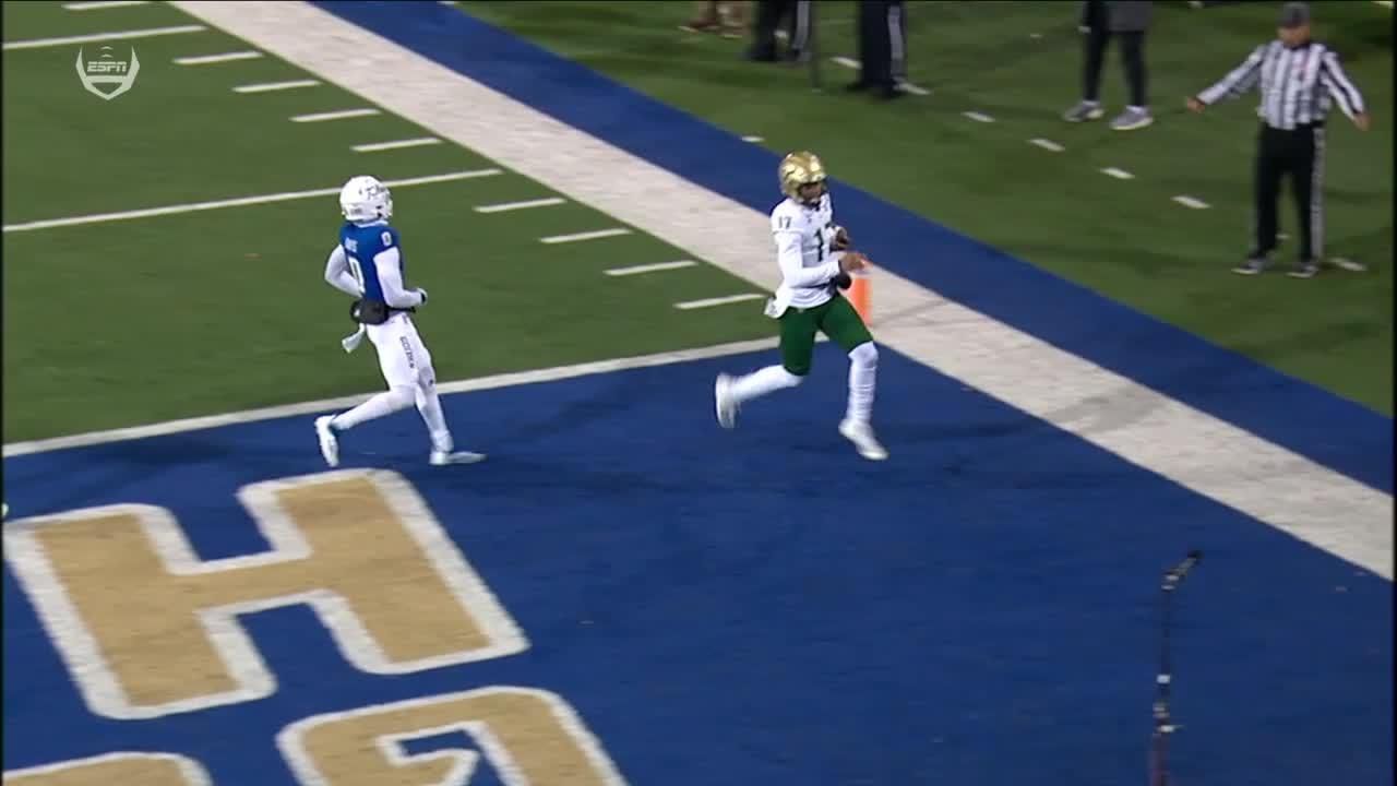 Touchdown! Byrum Brown scores vs. Tulsa ESPN Video