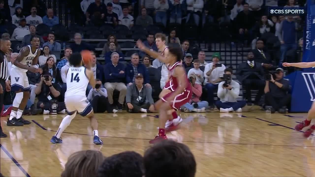 Caleb Daniels knocks down a 3-pointer for Villanova - ESPN Video