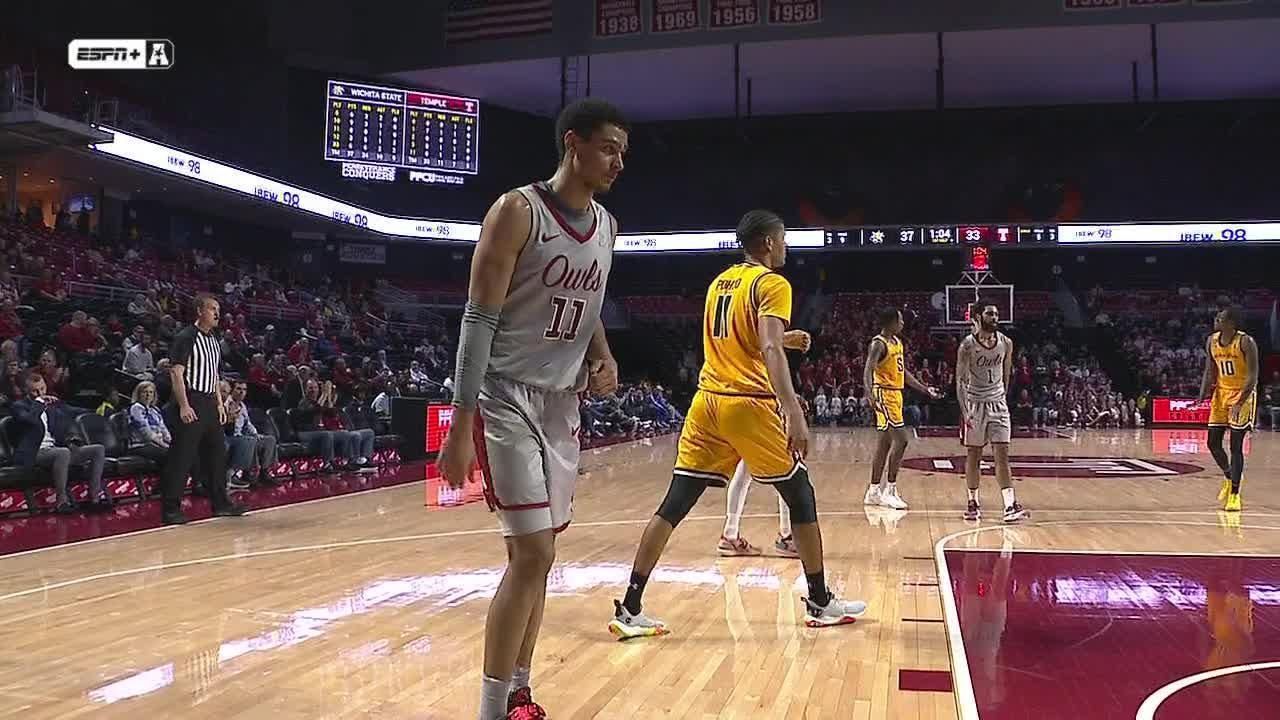 Jahlil White with the massive block at the rim ESPN Video