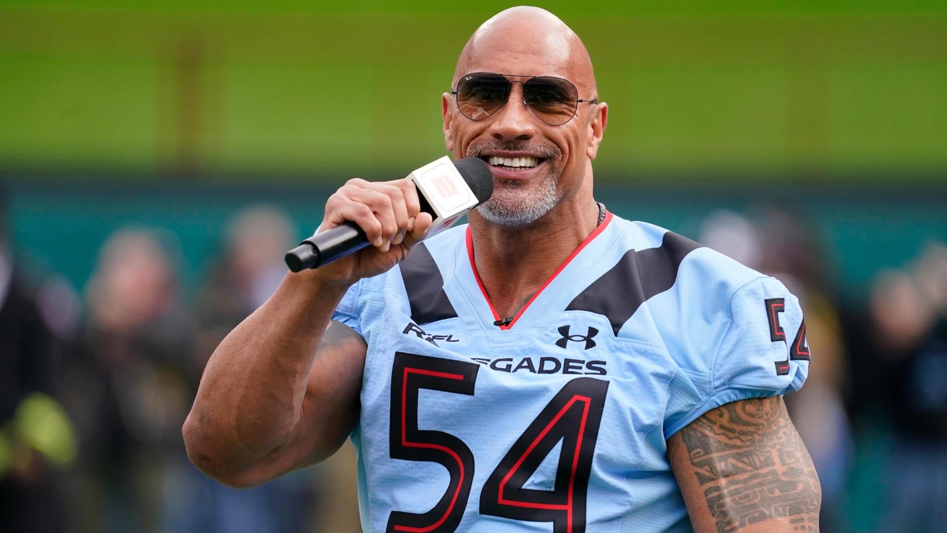 The Rock hypes up crowd with XFL pregame speech - ESPN Video