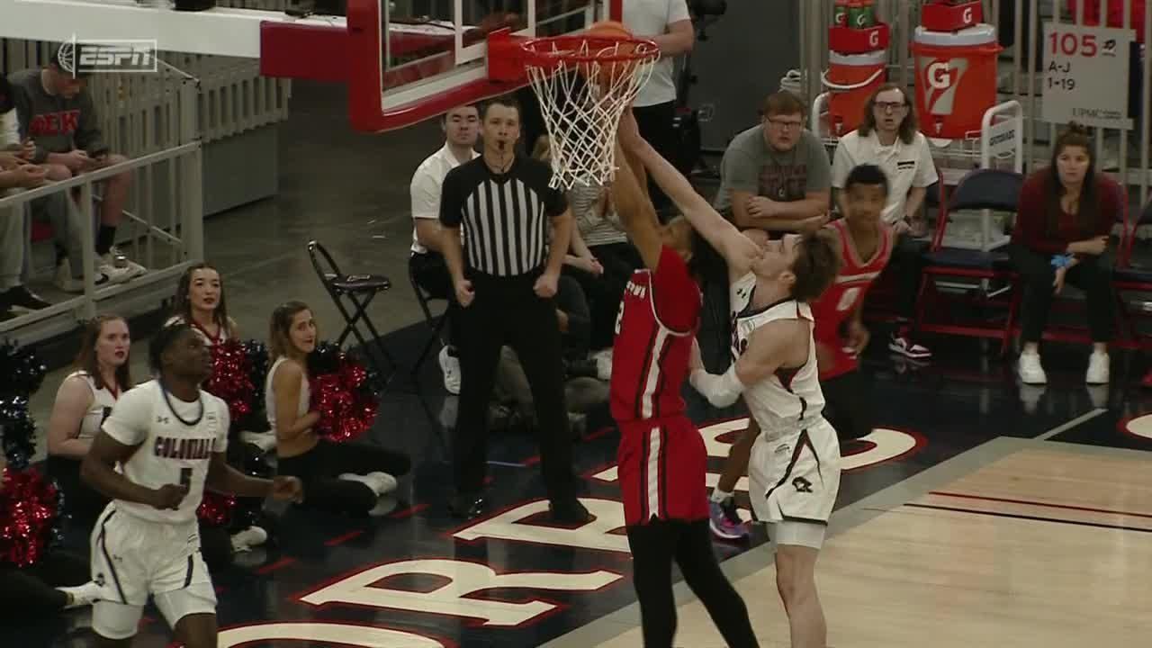 Kahliel spear denies youngstown state penguins with swat espn video