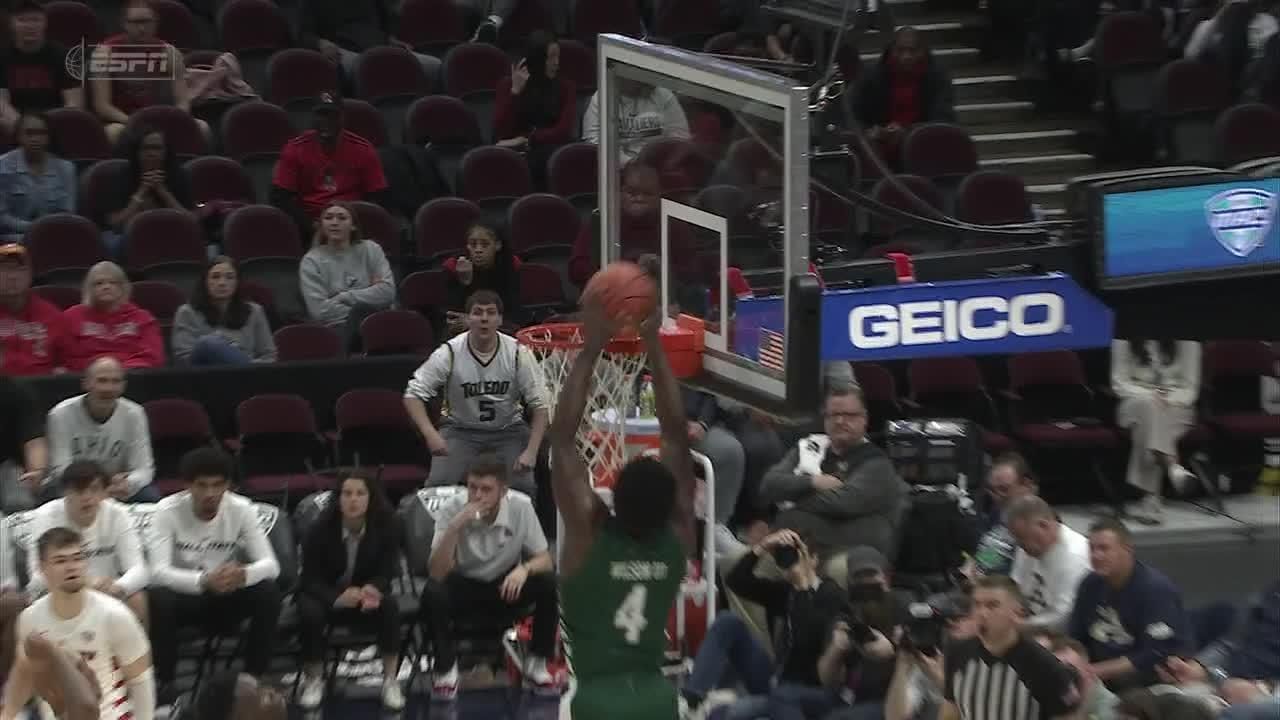 Dwight Wilson III connects on alleyoop slam ESPN Video