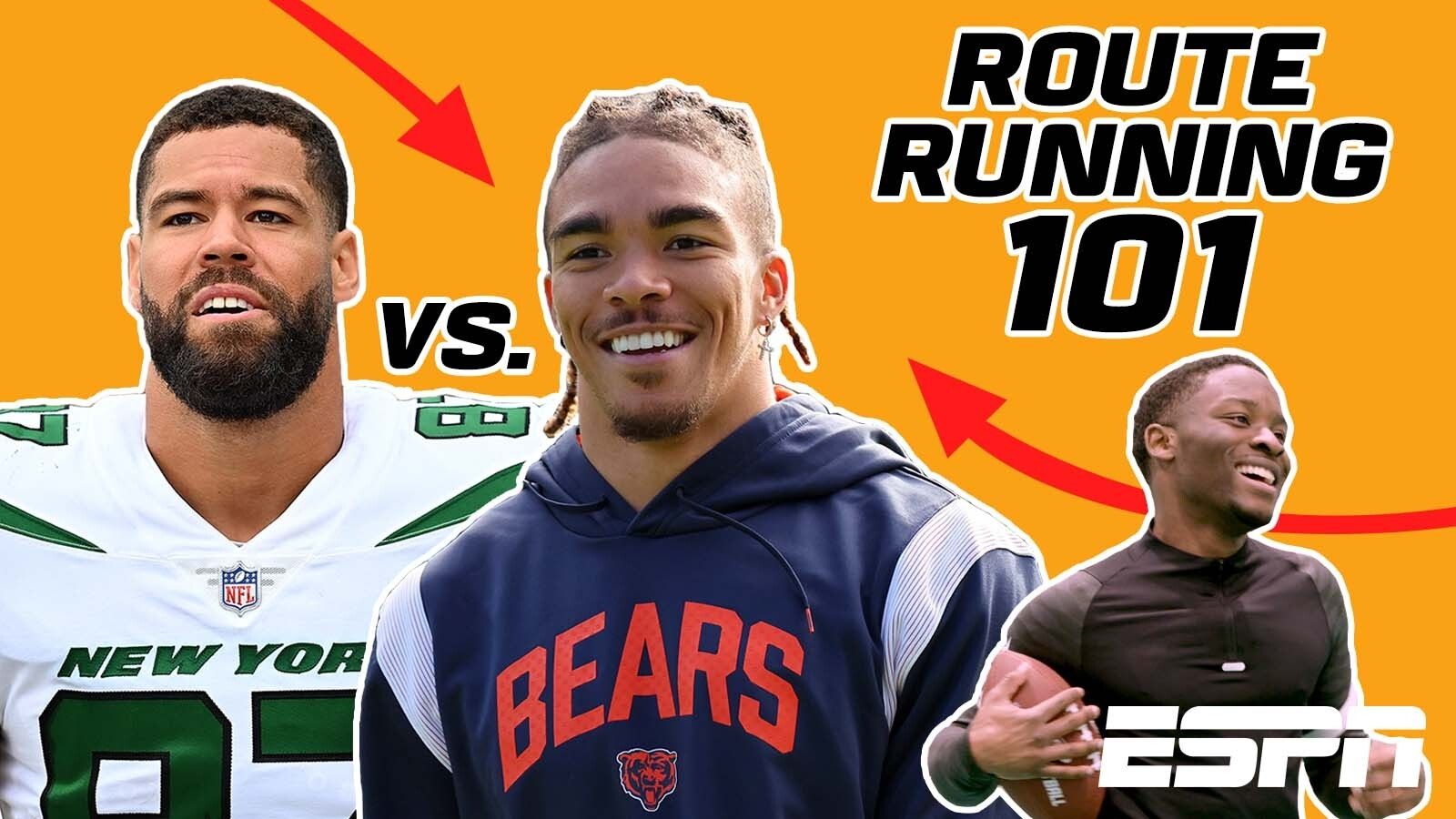 Route running 101: NFL pros go head-to-head as coaches - ESPN Video