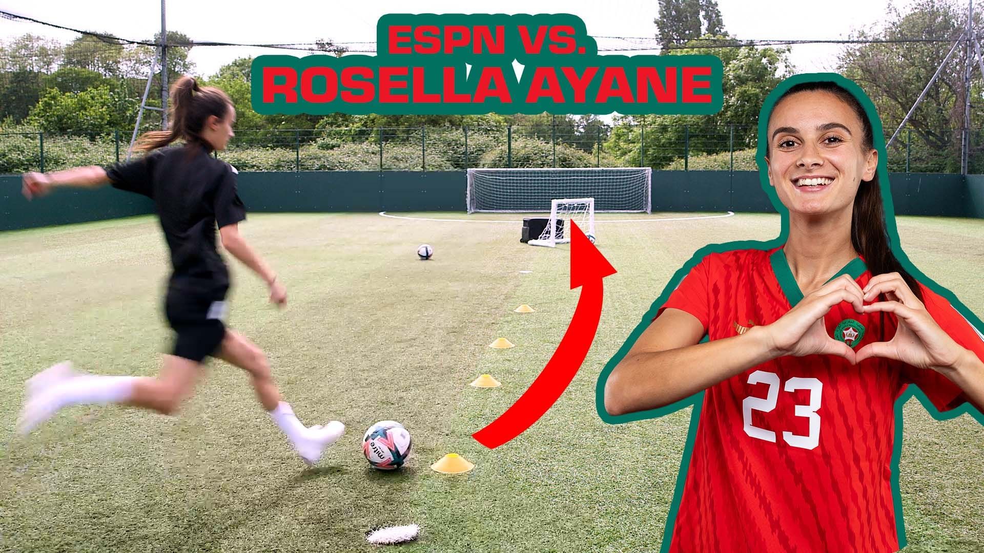 Morocco s Rosella Ayane Shows Her World Cup Technique Vs ESPN ESPN Video Morocco s rosella ayane shows her world cup technique vs espn espn video