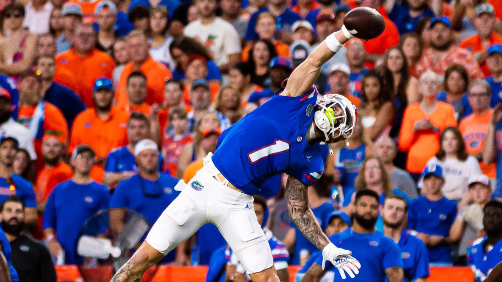 Florida's Ricky Pearsall channels OBJ with mustsee grab ESPN Video