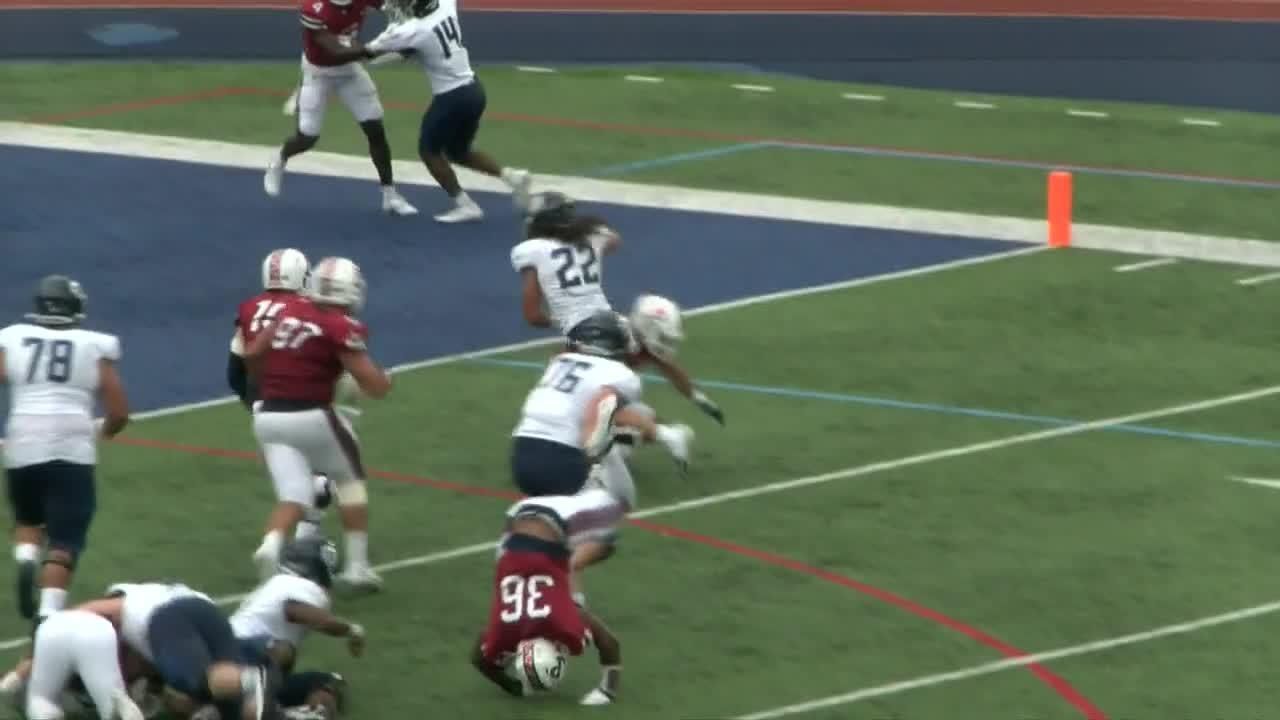 End Zone! Joshua Stakely scores 6-yard rushing touchdown - ESPN Video