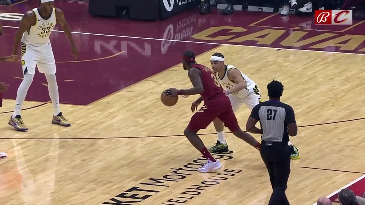 Caris LeVert nails the 3pointer vs. Indiana Pacers ESPN Video