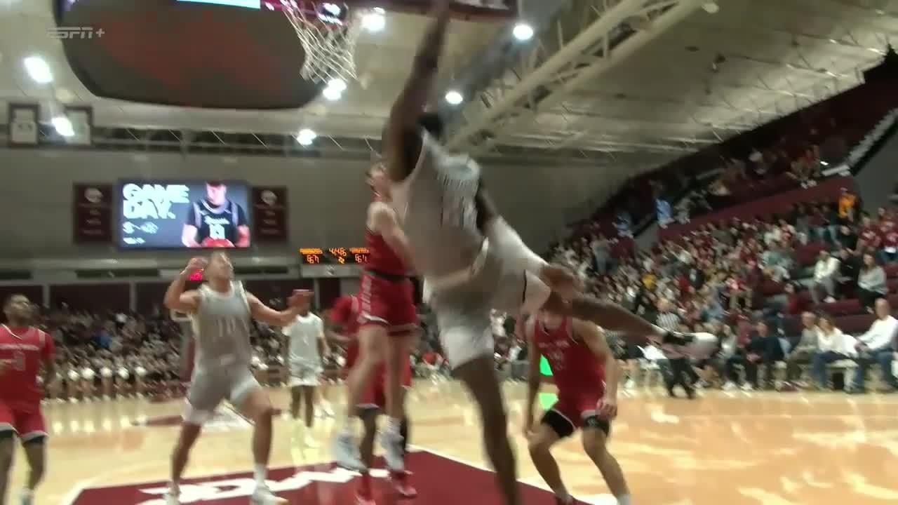 Carlos Marshall Jr. gets the basket plus the foul ESPN Video