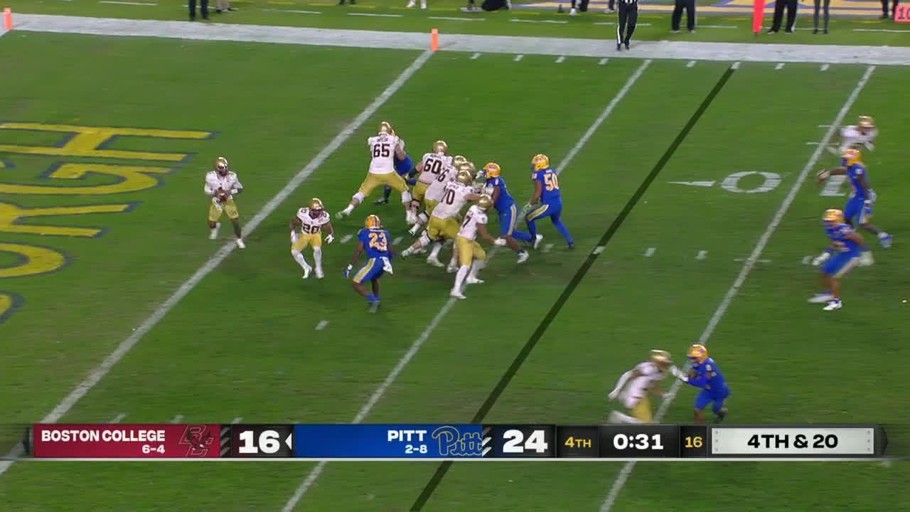 M j devonshire gets the interception vs boston college espn video