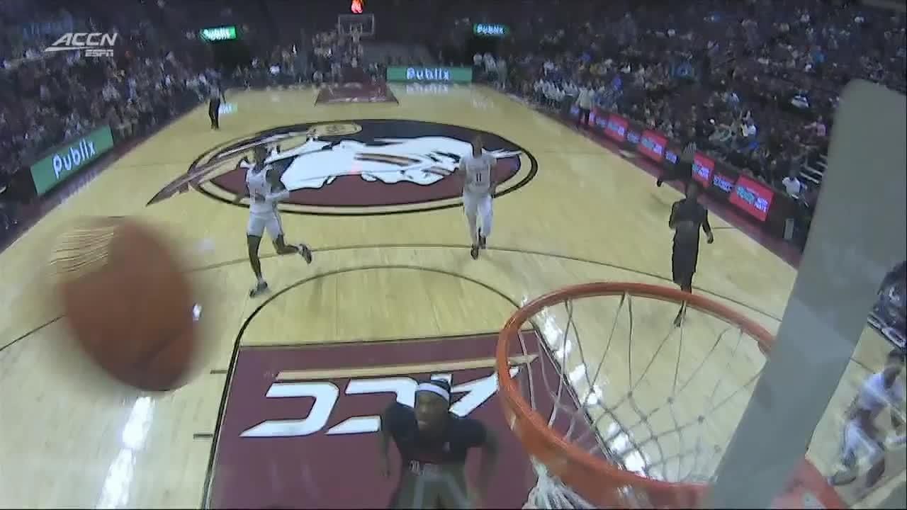 Baba Miller With The Massive Block At The Rim Espn Video 