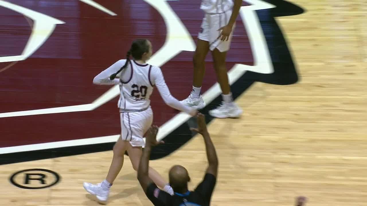 Angel Scott nails it from behind the arc - ESPN Video