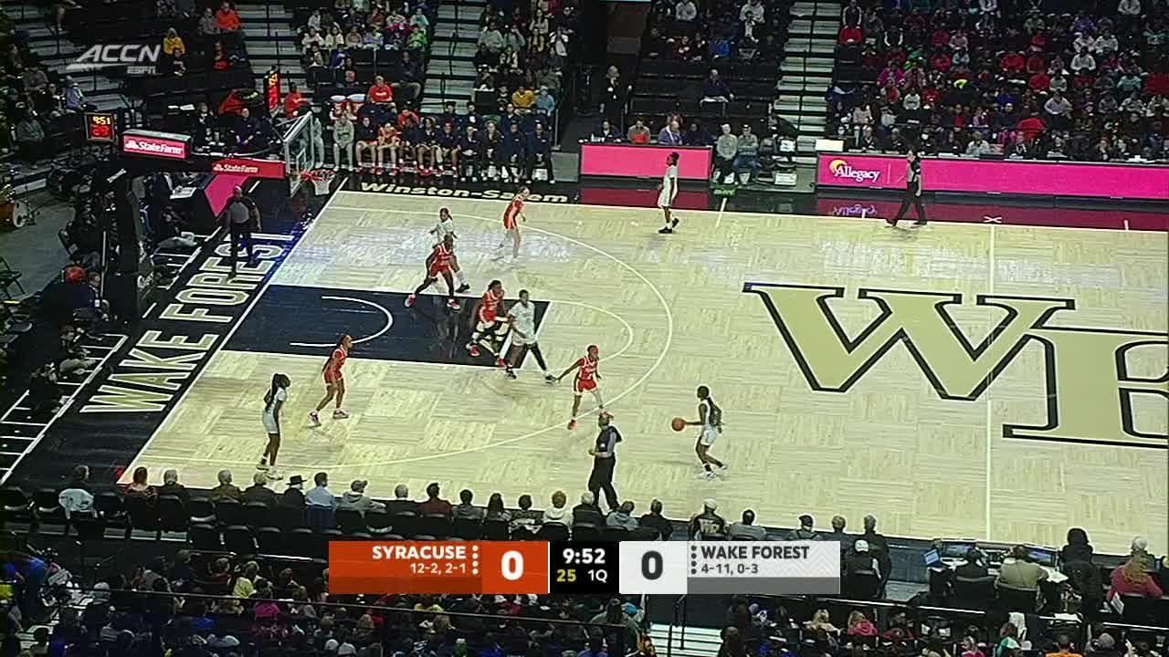 Wake Forest Demon Deacons Vs Syracuse Orange Game Highlights Espn Video 7221