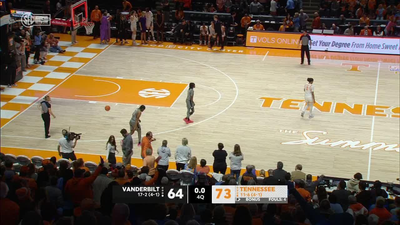 Tennessee Lady Volunteers vs. Vanderbilt Commodores Game Highlights