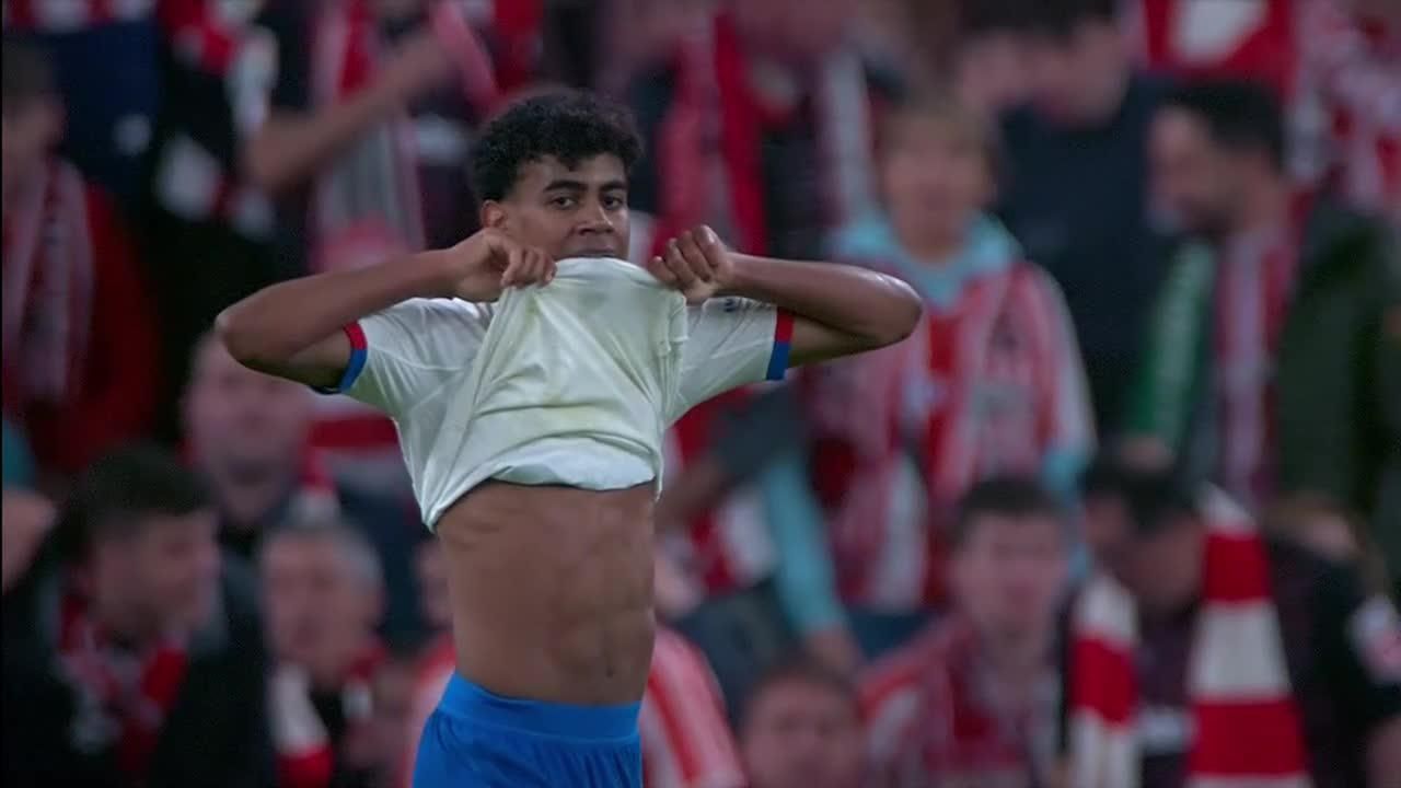 Lamine Yamal misses golden chance to retake lead for Barca - ESPN Video