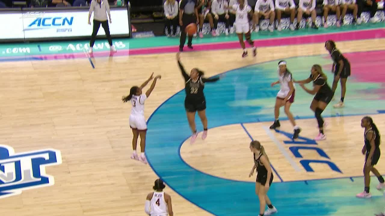 O'Mariah Gordon nails it from behind the arc ESPN Video