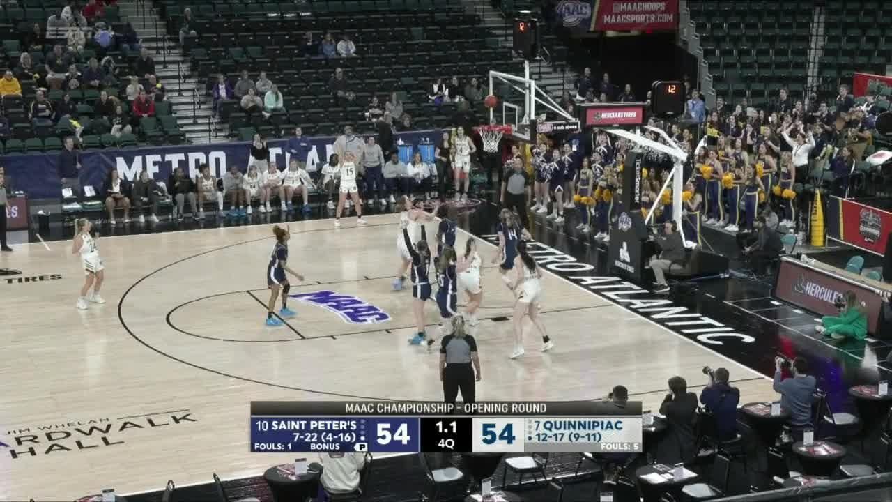 Saint Peter's Peacocks vs. Quinnipiac Bobcats Full Highlights ESPN Video