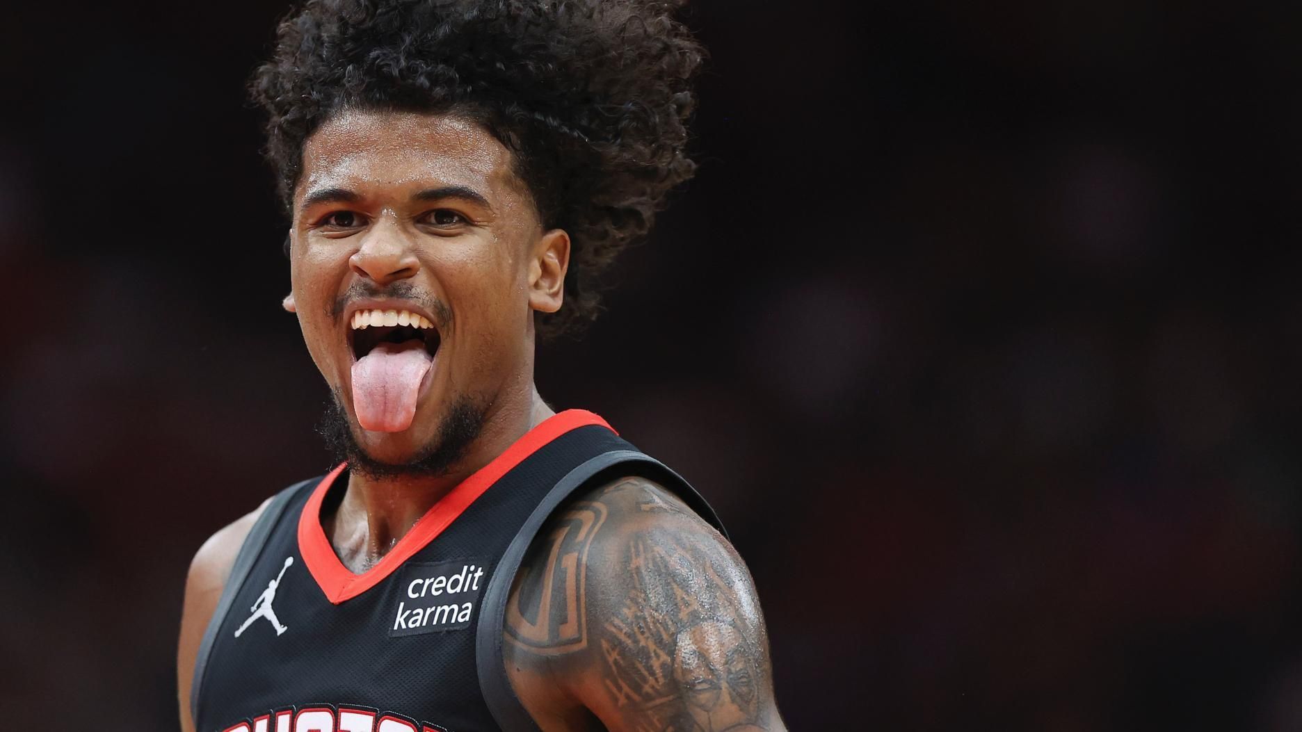 Jalen Green drops Jared Butler to the floor, stares him down and sinks