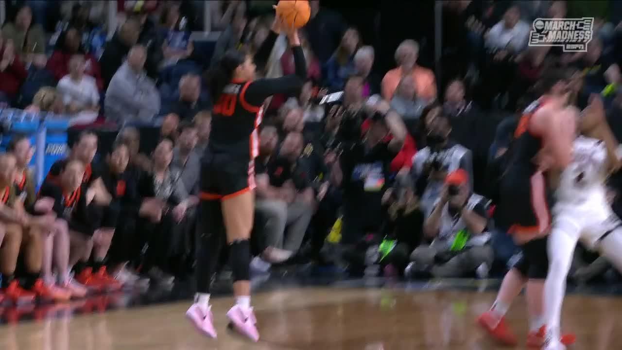 Timea Gardiner hits the 3-pointer - ESPN Video
