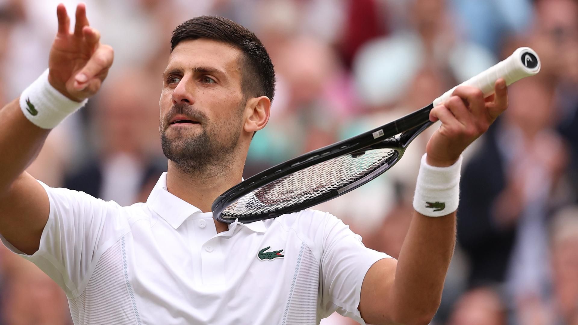 Djokovic wins in straight sets to reach 10th Wimbledon final - ESPN Video