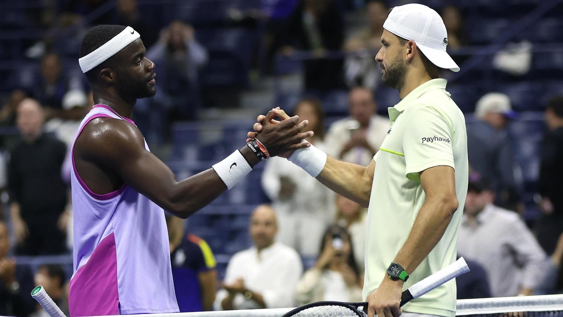 Tiafoe reaches US Open semis after Dimitrov retires with an injury