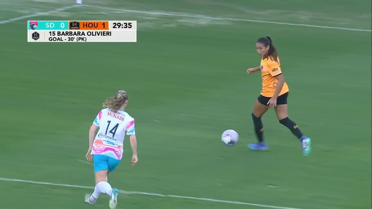 Bárbara Olivieri scores Penalty Goals vs. San Diego Wave FC ESPN Video
