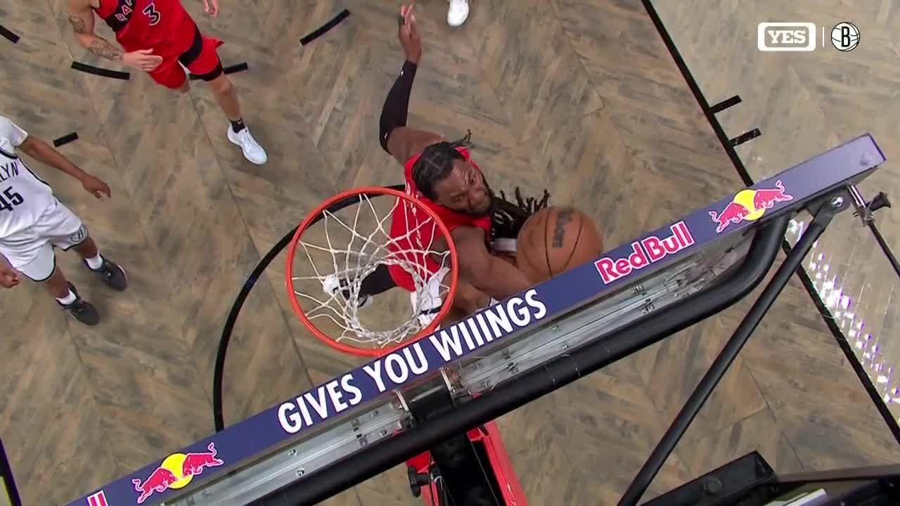 Bruno Fernando denies Brooklyn Nets with swat ESPN Video