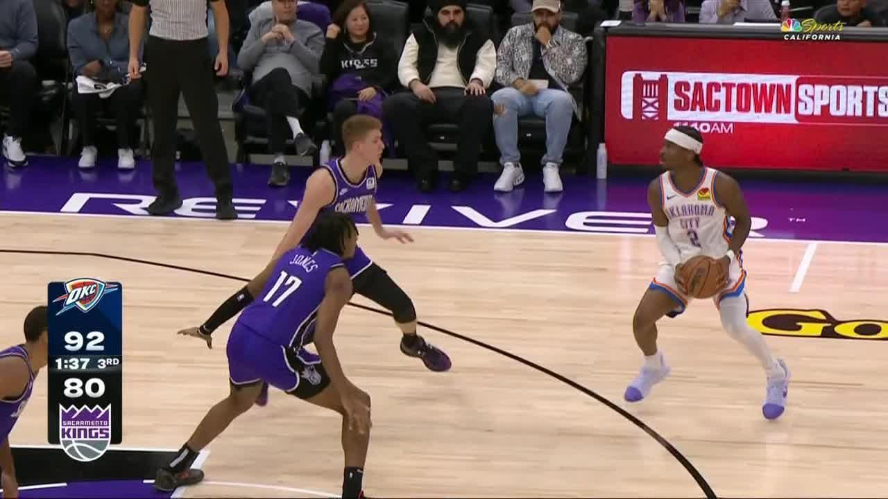 Shai GilgeousAlexander nails the 3point shot Sacramento Kings ESPN