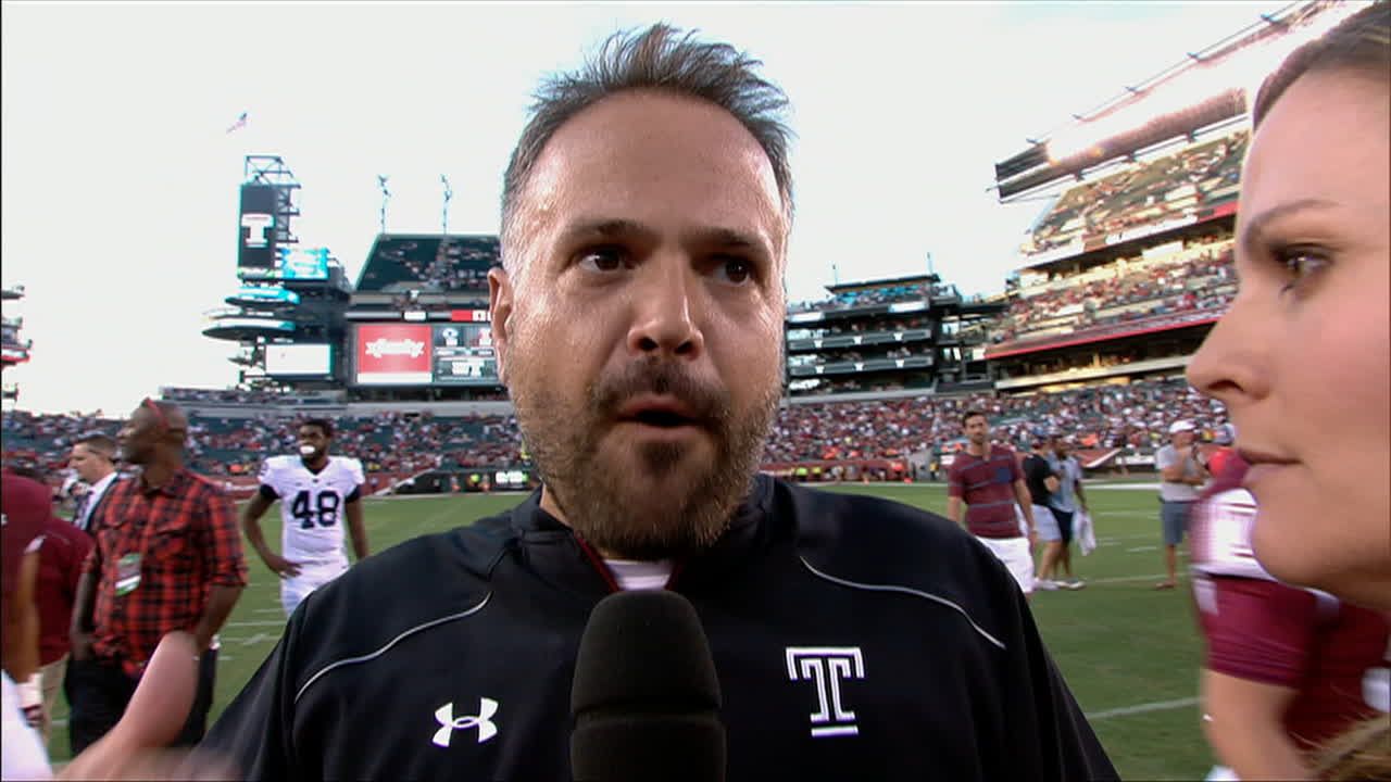Matt Rhule PostGame Interview ESPN Video