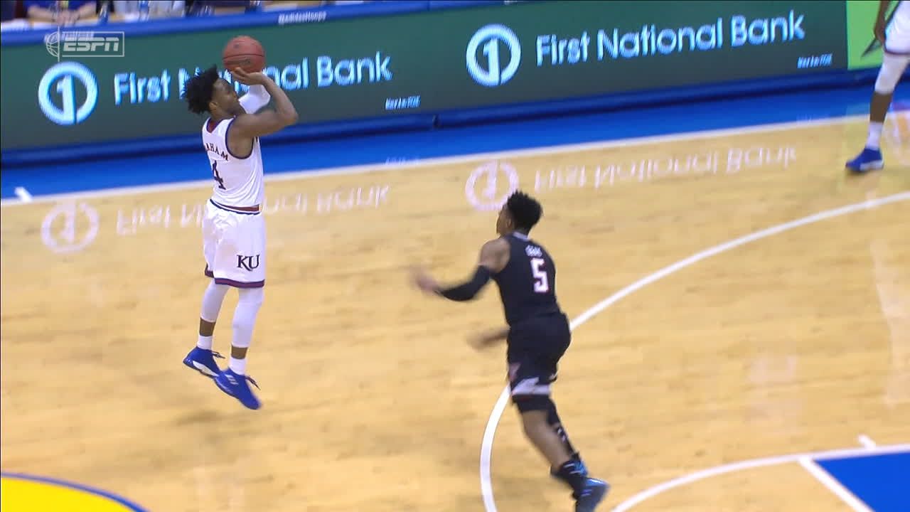 Kc Graham Kansas' Graham splashes home 3 - ESPN Video
